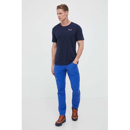 Salewa spodnie outdoorowe Agner Light kolor niebieski S ANSWEAR.com