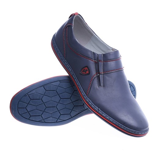 Pantofelek24 półbuty męskie bez zapięcia eleganckie