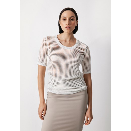 Biała ażurowa bluzka ze sklepu Molton w kategorii Bluzki damskie - zdjęcie 157571384