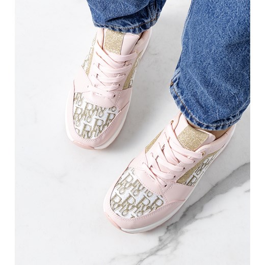 Różowe sneakersy Aloisia ze sklepu gemre w kategorii Buty sportowe damskie - zdjęcie 157574704