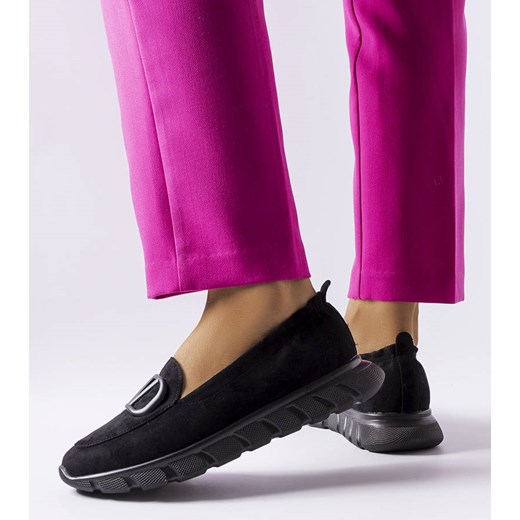 Czarne wsuwane sneakersy Vinceza ze sklepu gemre w kategorii Trampki damskie - zdjęcie 157582151