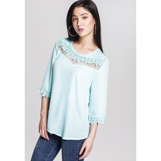 Jasnoniebieska Koszula Aforethought Renee L/XL okazyjna cena Renee odzież