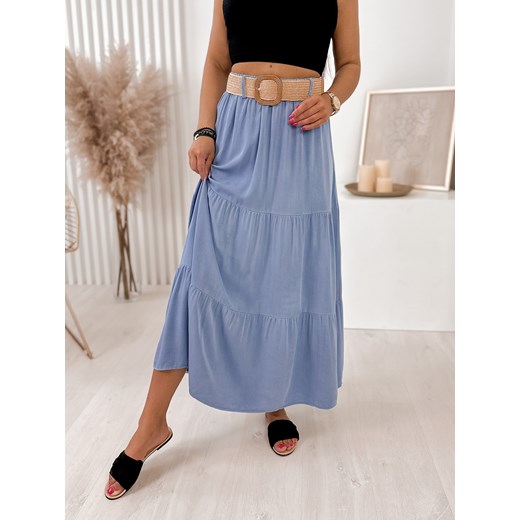 spódnica siciliano niebieska uni ze sklepu UBRA w kategorii Spódnice - zdjęcie 157597401