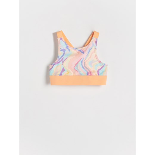 Reserved - Sportowy top we wzory - Wielobarwny Reserved 122/128 (6-8 lat) Reserved