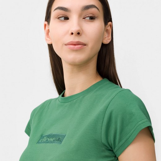 Damski t-shirt basic Ellesse Crolo - zielony Ellesse M okazyjna cena Sportstylestory.com