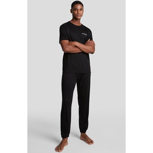Karl Lagerfeld piżama unisex 220M2181, Kolor czarny, Rozmiar S, Karl Lagerfeld ze sklepu Primodo w kategorii Piżamy męskie - zdjęcie 157620053