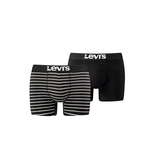 Levis 2-pack bawełnianych bokserek męskich 905011001, Kolor czarny, Rozmiar S, Levis ze sklepu Primodo w kategorii Majtki męskie - zdjęcie 157620202