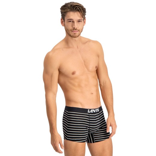 Levis 2-pack bawełnianych bokserek męskich 905011001, Kolor czarny, Rozmiar S, Levis ze sklepu Primodo w kategorii Majtki męskie - zdjęcie 157620203