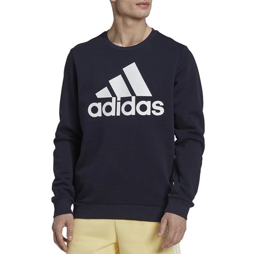 Bluza adidas Sportswear Essentials Big Logo HL2298 - granatowa ze sklepu streetstyle24.pl w kategorii Bluzy męskie - zdjęcie 157623172