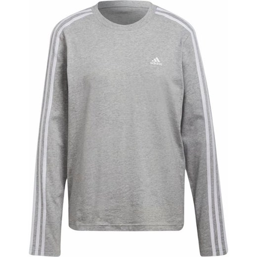 Longsleeve damski Essentials 3-Stripes Adidas ze sklepu SPORT-SHOP.pl w kategorii Bluzki damskie - zdjęcie 157629512