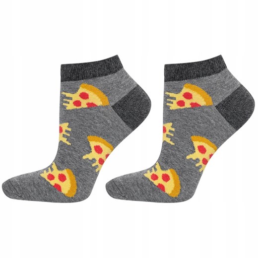 Stopki męskie kolorowe SOXO GOOD STUFF zabawne pizza | upominek dla Niego ze sklepu Sklep SOXO w kategorii Skarpetki męskie - zdjęcie 157633911