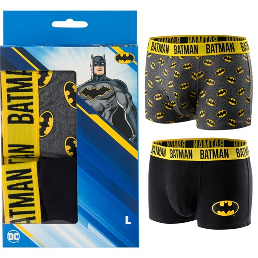 Zestaw 2x Bokserki męskie Batman | Pomysł na prezent | Dzień Chłopaka | Majtki bawełniane ze sklepu Sklep SOXO w kategorii Majtki męskie - zdjęcie 157634083