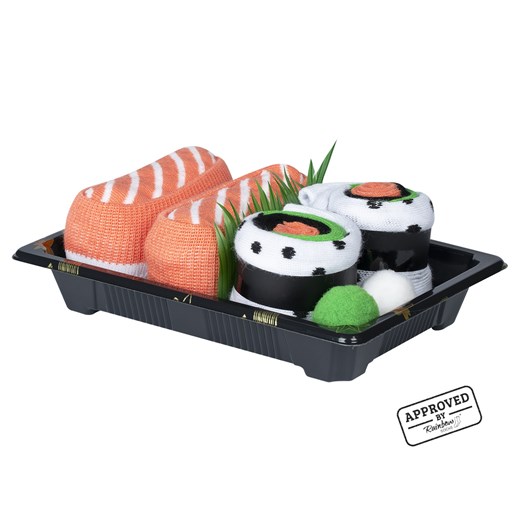 Skarpetki damskie męskie kolorowe SOXO sushi w pudełku - 2 Pary ze sklepu Sklep SOXO w kategorii Skarpetki damskie - zdjęcie 157634090