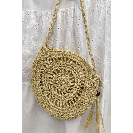 Torebka boho okrągła Bruno Rossi one size Punkt.love
