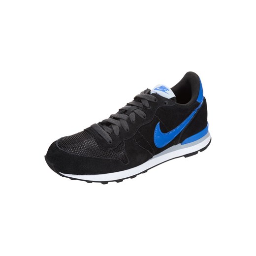 Nike Sportswear INTERNATIONALIST Tenisówki i Trampki black/hyper cobalt/anthracite zalando czarny materiałowe