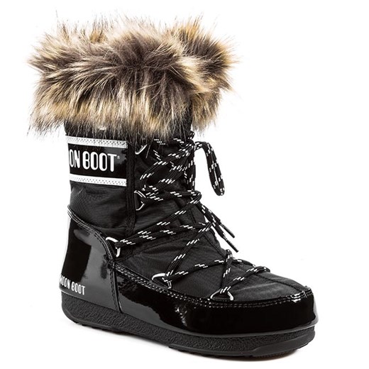 Śniegowce MOON BOOT - Monaco Low 24002900001 Black eobuwie-pl szary Botki