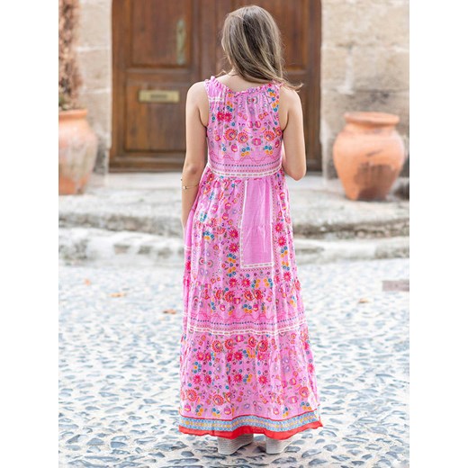 Isla Bonita by SIGRIS Sukienka w kolorze różowym ze wzorem Isla Bonita By Sigris XL Limango Polska