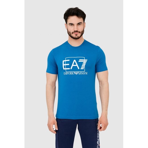 EA7 - T-shirt niebieski M outfit.pl
