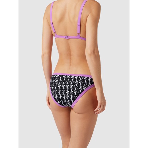 Figi bikini z logo na całej powierzchni Calvin Klein Underwear L promocja Peek&Cloppenburg 