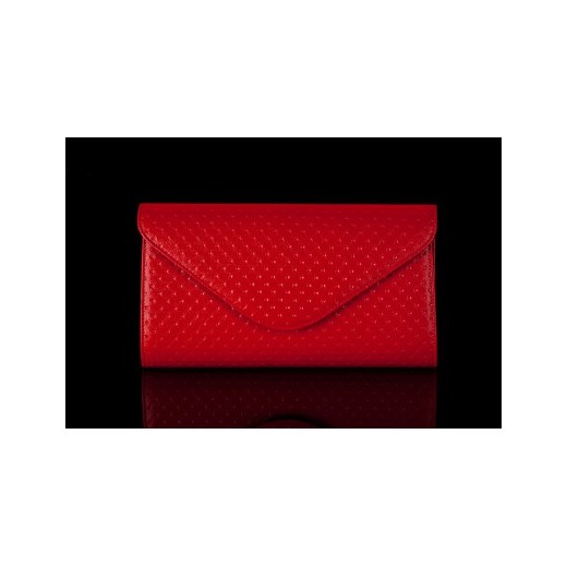 Oryginalna pikowana kopertówka etorba-pl czerwony klasyczny