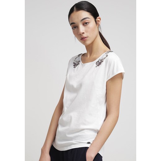 edc by Esprit Tshirt basic off white zalando bialy okrągłe