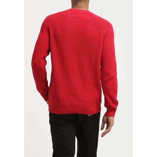 Burton Menswear London TOMATO FISHERMAN Sweter red zalando czerwony mat
