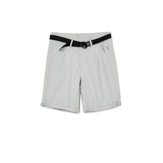 Cropp - Szorty chino z paskiem - zielony ze sklepu Cropp w kategorii Spodenki męskie - zdjęcie 158447843