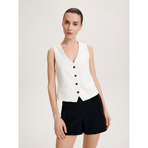 Reserved - Szorty z wysokim stanem - czarny ze sklepu Reserved w kategorii Szorty - zdjęcie 158450793