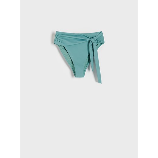 Reserved - Dół bikini z wysokim stanem - Turkusowy Reserved S Reserved