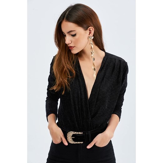 Milan Kiss Bluzka w kolorze czarnym Milan Kiss M Limango Polska
