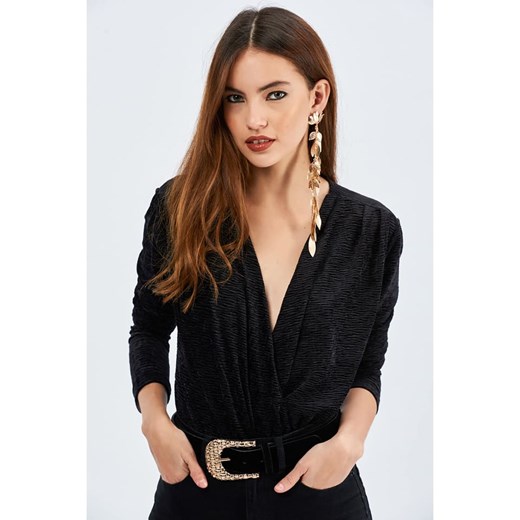 Milan Kiss Bluzka w kolorze czarnym Milan Kiss S Limango Polska