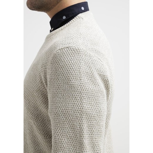 Pier One Sweter light greywhite zalando szary mat