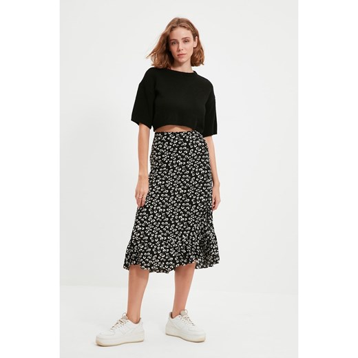 trendyol Spódnica w kolorze czarnym Trendyol M Limango Polska