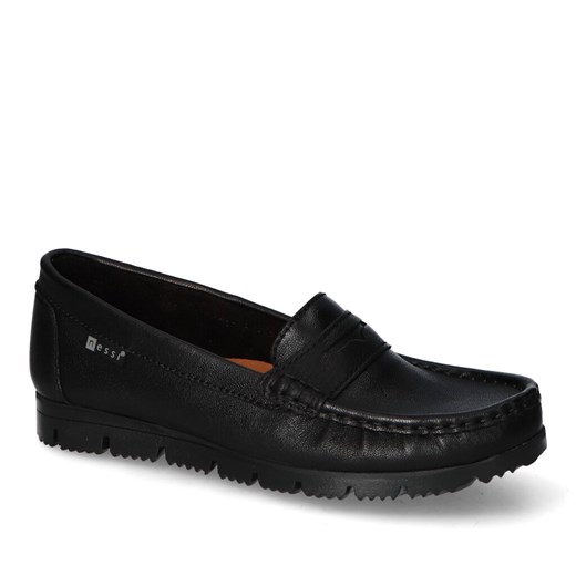 Mokasyny Nessi 20739 Czarny 12 lico ze sklepu Arturo-obuwie w kategorii Mokasyny damskie - zdjęcie 158475510