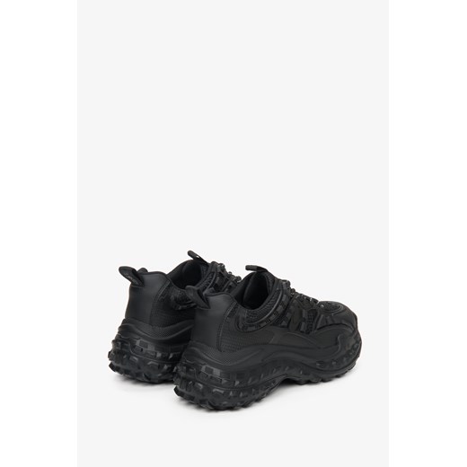 ES 8: Czarne sportowe sneakersy damskie na platformie Es 8 40 okazja Estro