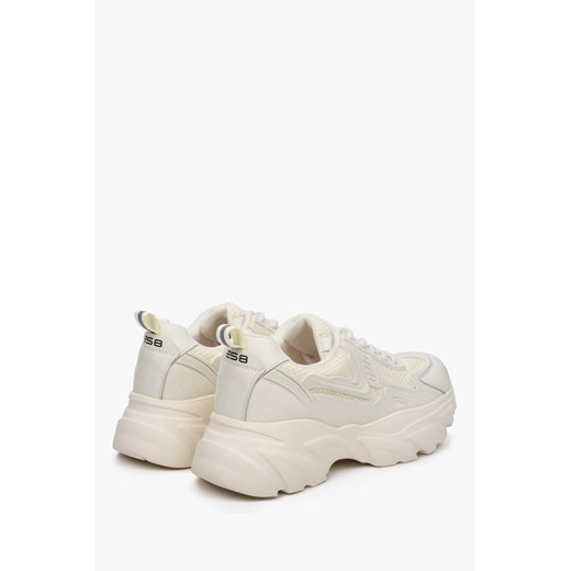ES 8: Beżowe sneakersy damskie na grubej podeszwie Es 8 37 wyprzedaż Estro