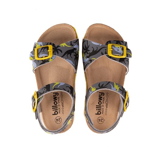 billowy Sandały w kolorze szaro-żółtym Billowy 34 Limango Polska
