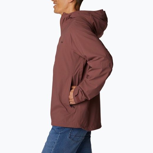 Kurtka trekkingowa męska Columbia Omni-Tech Ampli-Dry brązowa 1932854 Columbia S sportano.pl