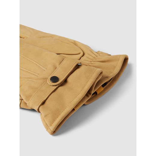 Rękawiczki skórzane z regulowaną patką Barbour L wyprzedaż Peek&Cloppenburg