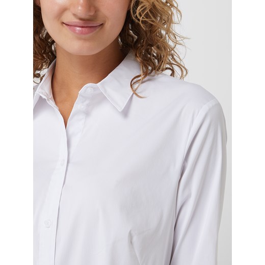 Esprit koszula damska z długim rękawem bawełniana z kołnierzykiem 