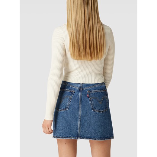 Bluza krótka z kołnierzem i efektem prążkowania model ‘Fritzi Jumper’ Edited 38 wyprzedaż Peek&Cloppenburg