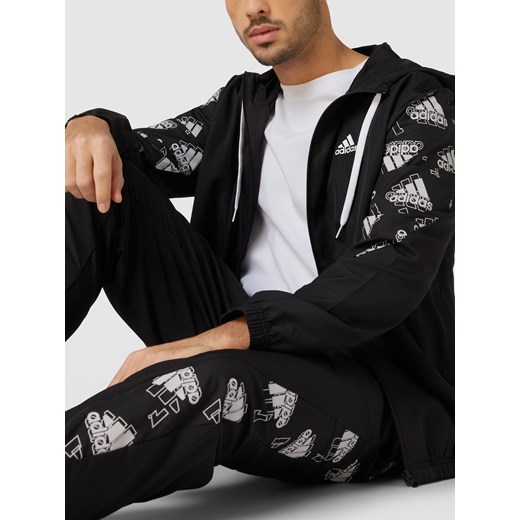 Dres z logo na całej powierzchni Adidas Sportswear L Peek&Cloppenburg