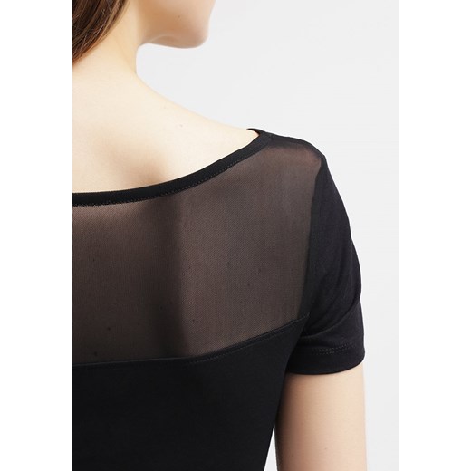 Even&Odd Sukienka z dżerseju black zalando szary bez wzorów/nadruków