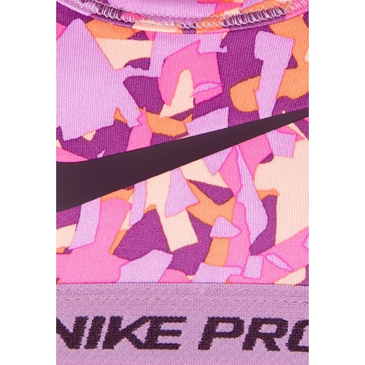 Nike Performance HYPERCOOL Biustonosz sportowy violet shock/total orange/aubergine zalando rozowy poliester