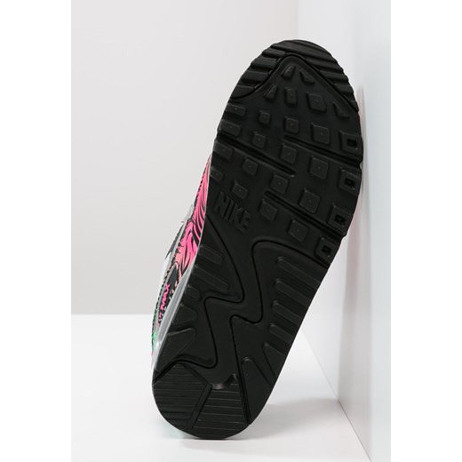Nike Sportswear AIR MAX 90 Tenisówki i Trampki metallic silver/hyper pink/white/black zalando czarny ocieplane