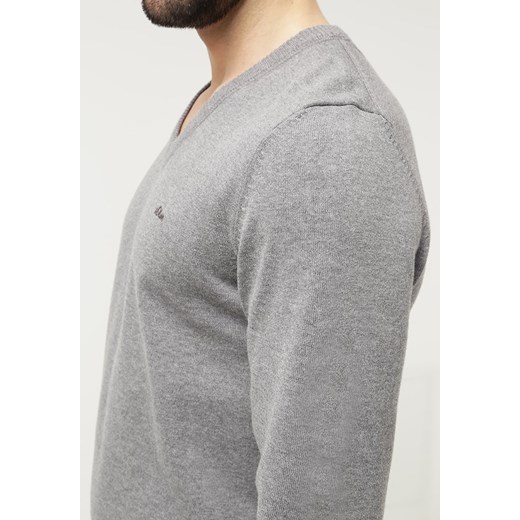 s.Oliver Sweter blend grey zalando szary mat