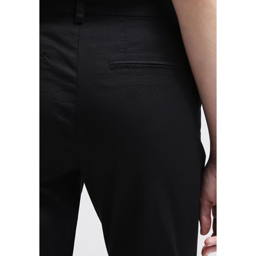 Vila VIOLLAY Spodnie materiałowe black zalando  długie