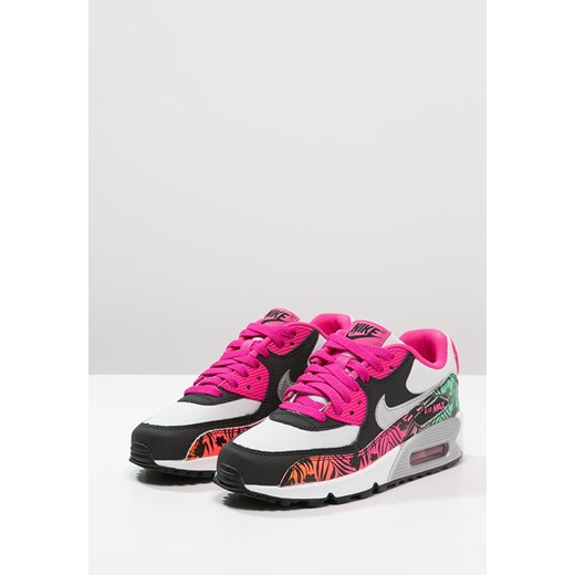 Nike Sportswear AIR MAX 90 Tenisówki i Trampki metallic silver/hyper pink/white/black zalando rozowy okrągłe