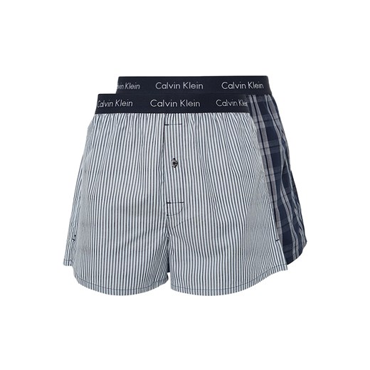 Calvin Klein Underwear 2 PACK Bokserki montague stripe/morgan plaid tide zalando szary bawełna