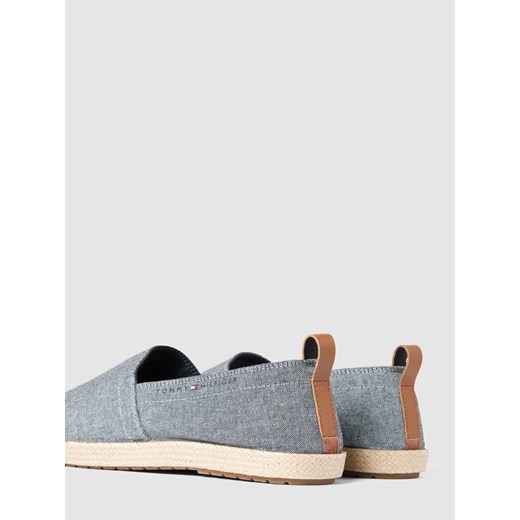 Tommy Hilfiger espadryle męskie bez zapięcia szare casualowe